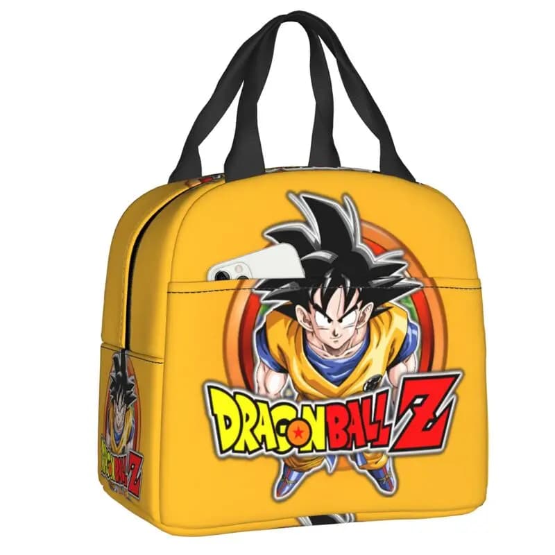 Borsa termica per il pranzo Anime Dragon Ball Z per il campeggio, viaggi, borsa termica impermeabile, borsa termica per il pranzo, contenitore per alimenti da donna