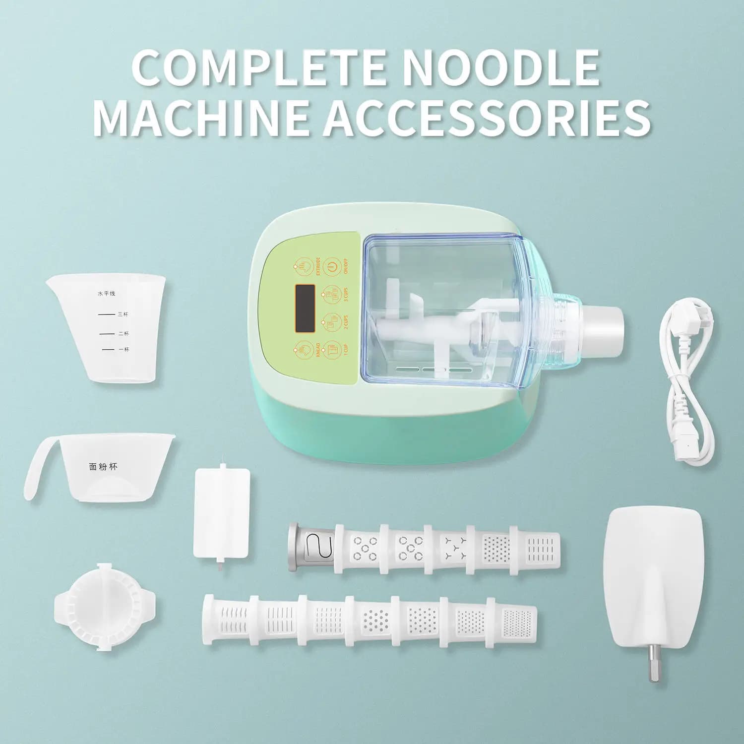 New Household Electric Ramen Macroni Making Machine Macaroni Pasta Auto Noodle Making Machine Stand Noodle Maker for Sale