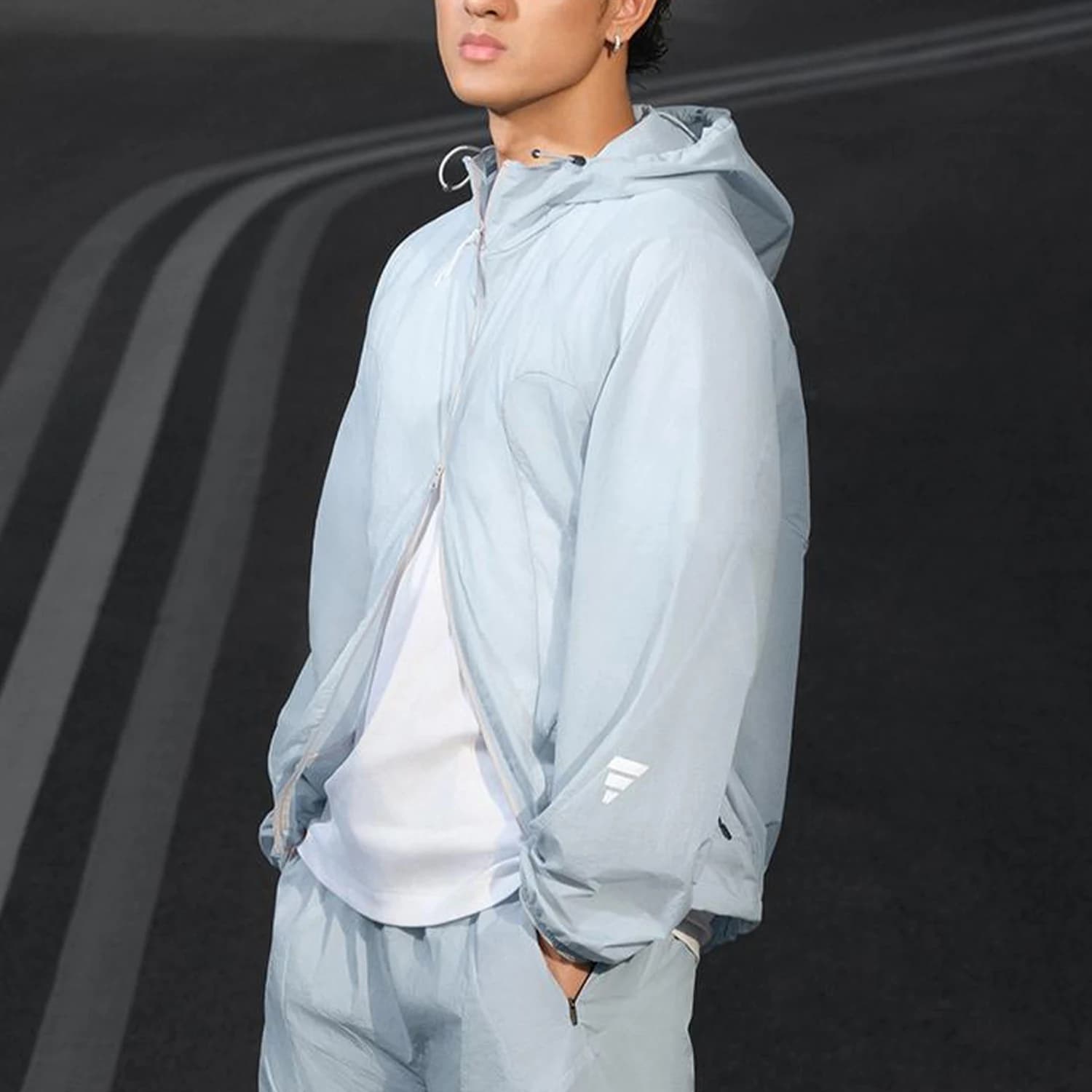 Adidas Originals 2025 Men's Hooded Loose Sports Outdoor Jacket JZ8714