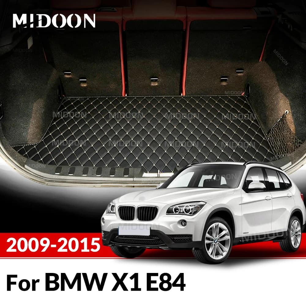 Tappetini per bagagliaio dell'auto per BMW X1 E84 2009-2015 2013 2014 2015 tappetino personalizzato tappetini per Auto copriscarpe accessori interni