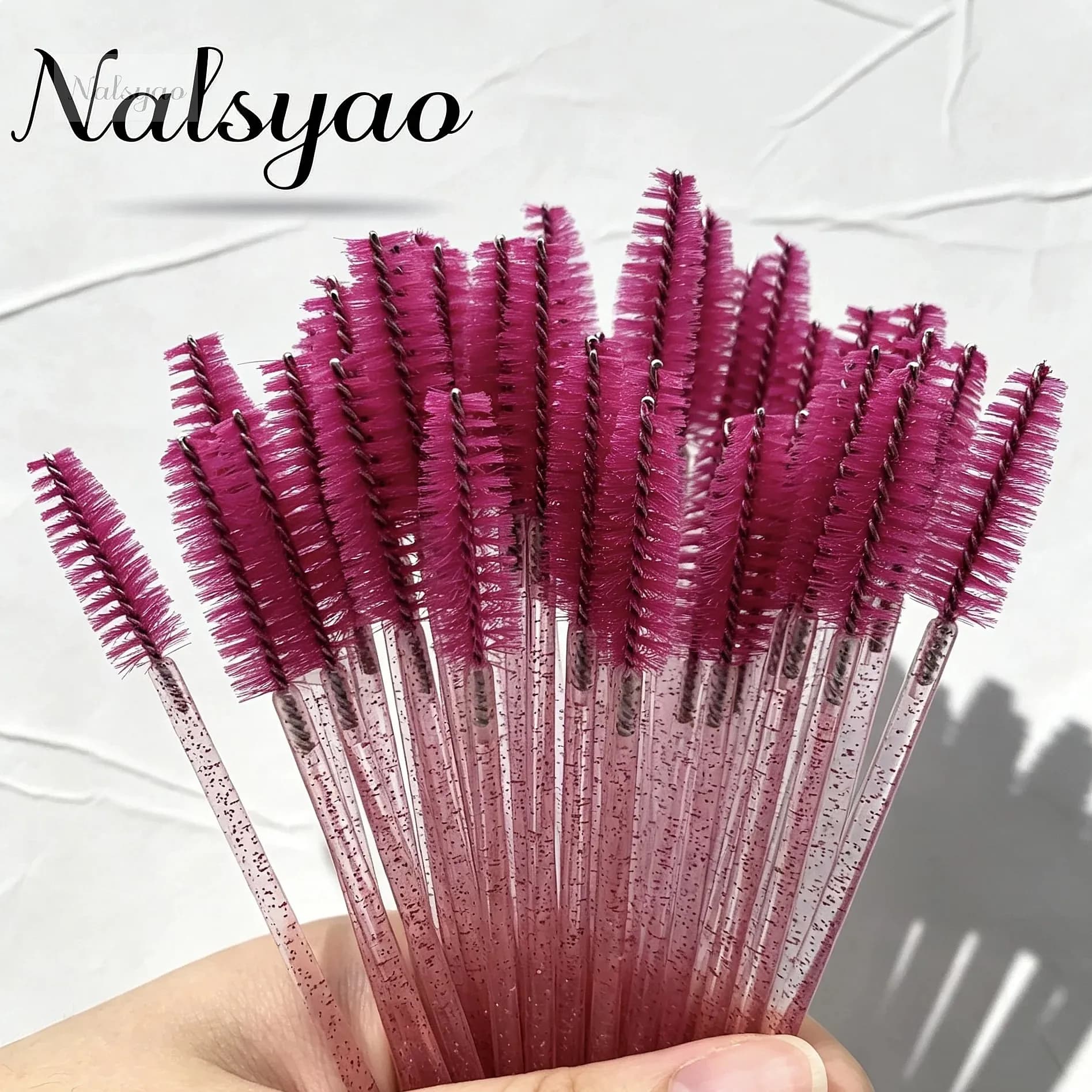 Disposable Mascara Applicator Brushes 200Pcs – Propeller Eyebrow & Eyelash Extension Stick, Makeup Tools Set