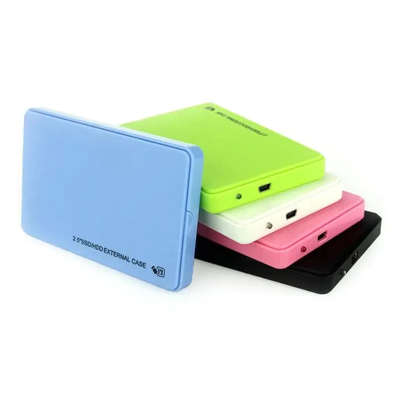2.5 Inch USB2.0 SATA External Case for Hard Drive HDD SSD Laptop Use Tool-Less Installation
