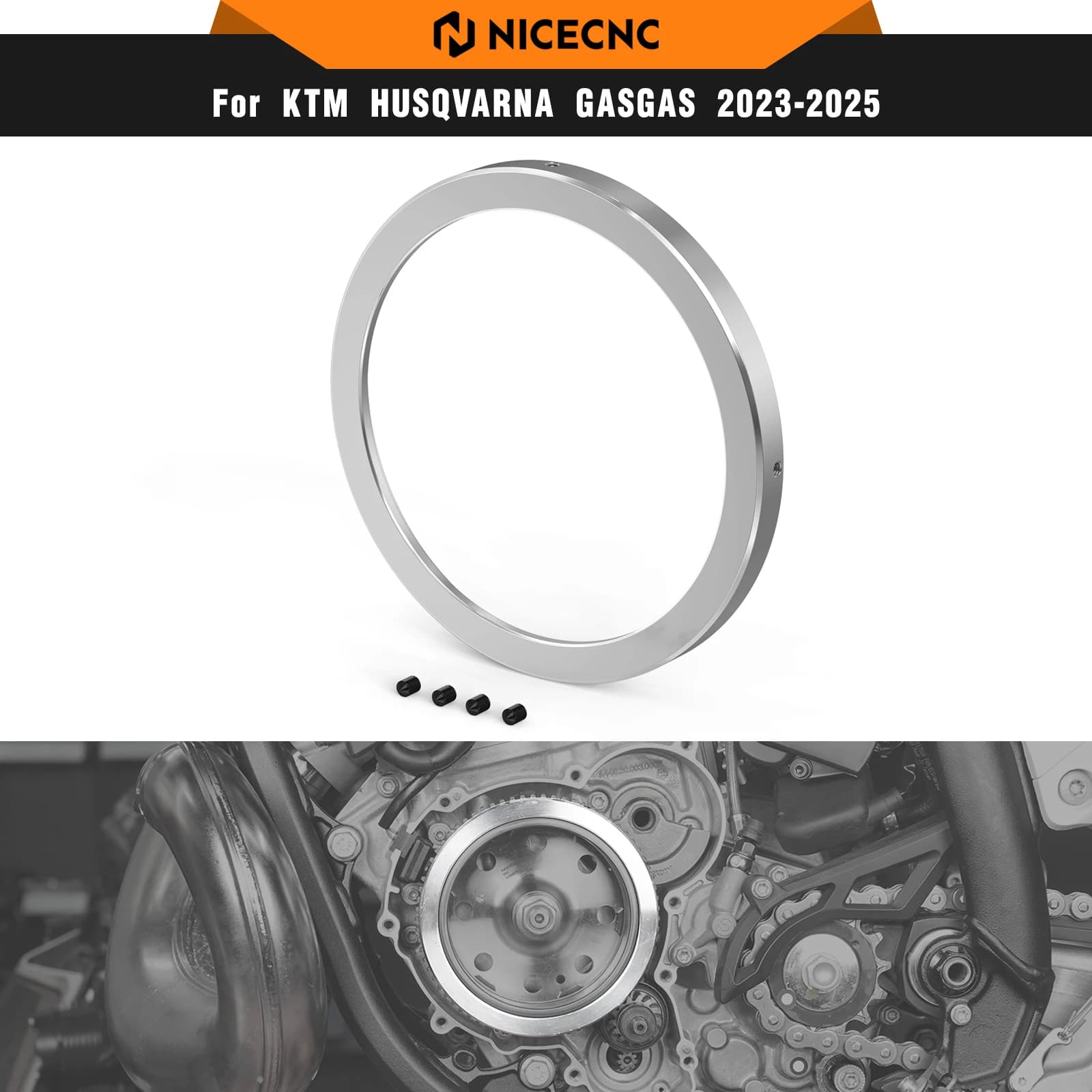 NICECNC For KTM EXC 300 EXC 250 XCW 300 2024 2025 Volano weight 7 ounces 7 ounces For Husqvarna TE 300 TE 250 GasGas EC 300 EC 250