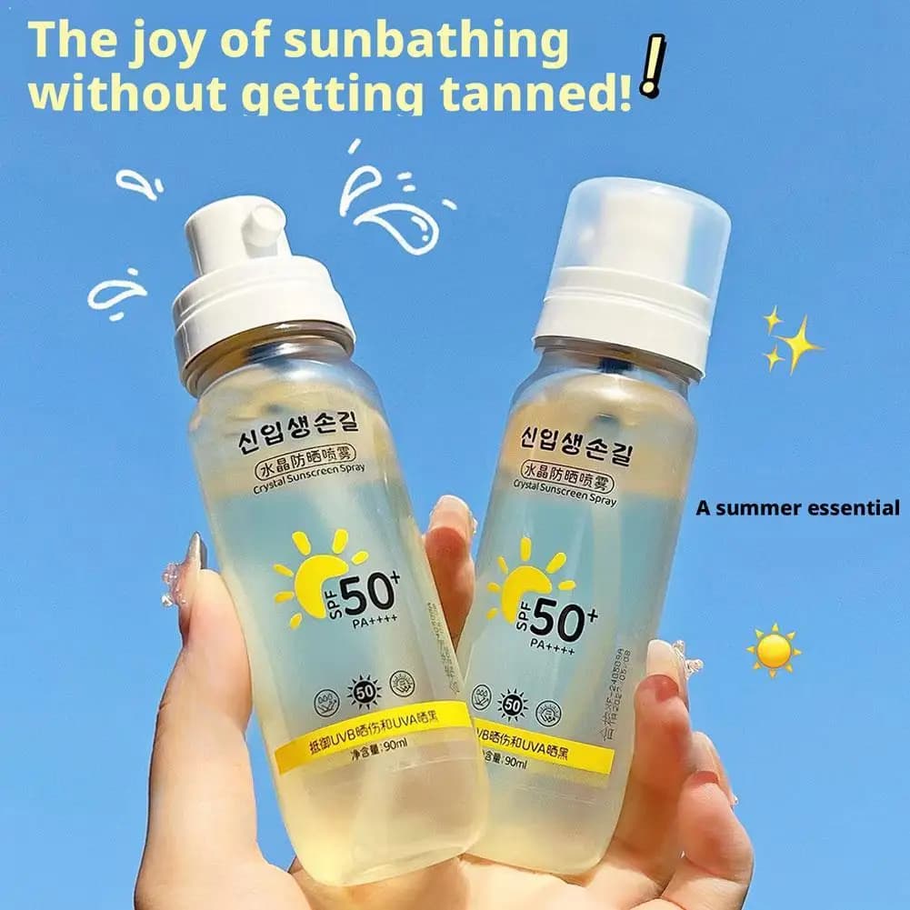 Korean SPF 50+ light, multi-effect, sebum control, natural moisturizing, UV protection for face and body