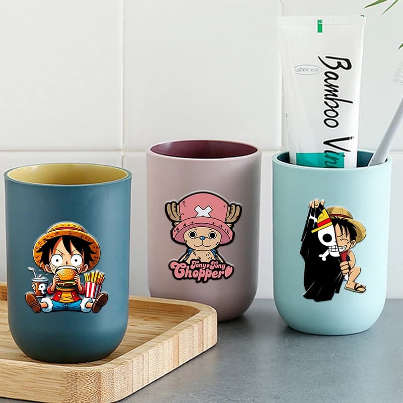 Luffy Series Multifunction Wash Tooth Cup Portable Toothbrush Holder Travel Washing Water Mug Bathroom Supplies Birthday Gift