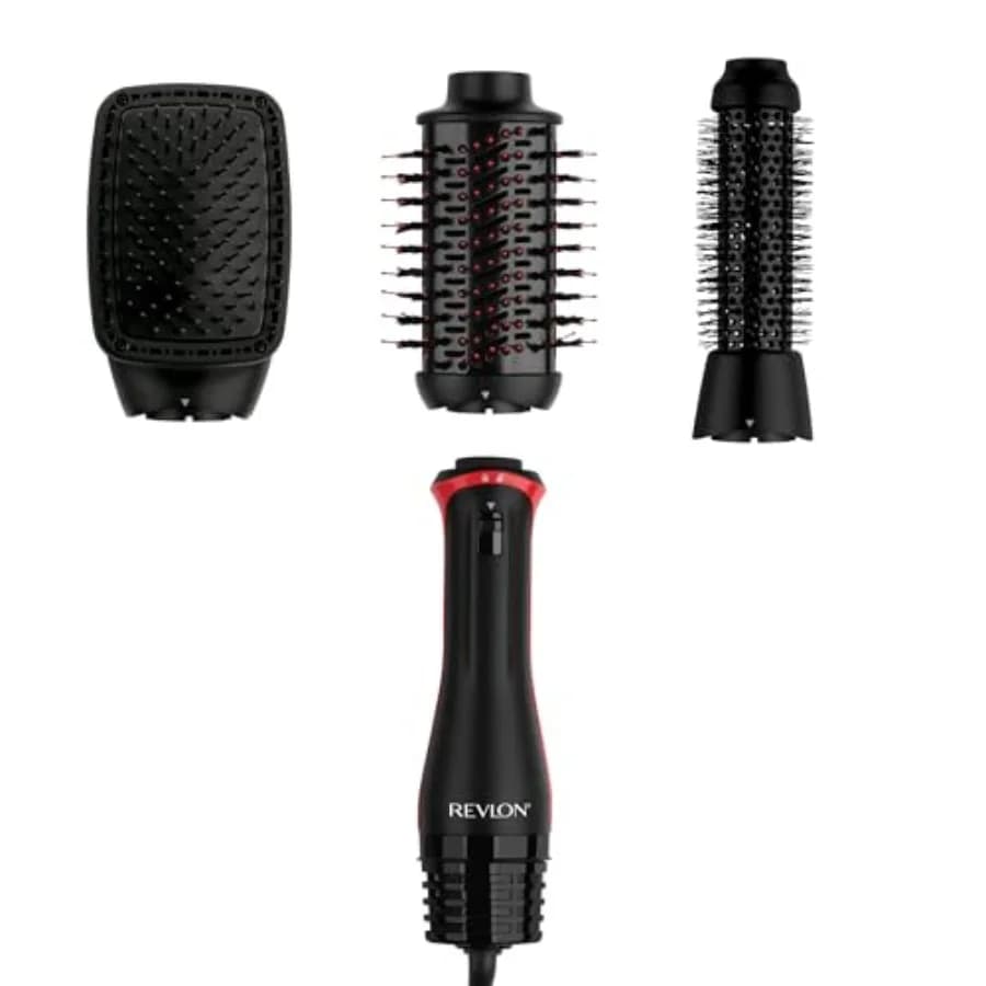 Multi-Styler 3-in-1, Spazzola Asciugacapelli, Spazzola Lisciante e Volumizzante per Asciugare, Arricciare, Lisciare, Modellare e Donare Volume ai Capelli