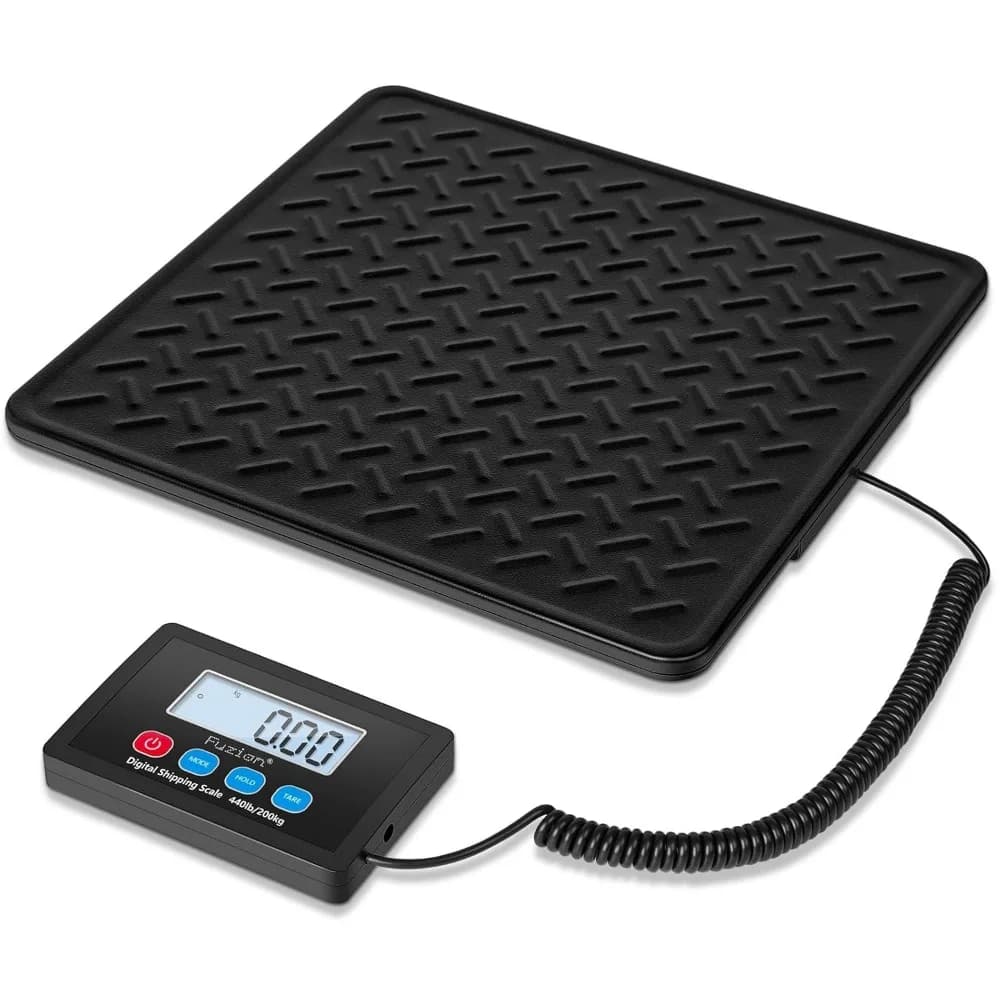 Bilancia Postale Digitale ad Alta Precisione 440LB con Piattaforma in Acciaio Resistente per Pacchi, Spedizioni e Bagagli