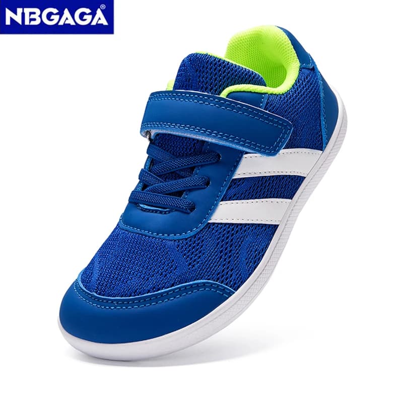 Children's Breathable Mesh Sneakers Anti-Slip Outdoor Casual Walking Shoes for Boys Girls Lightweight Wide Toe Kids Sneakers