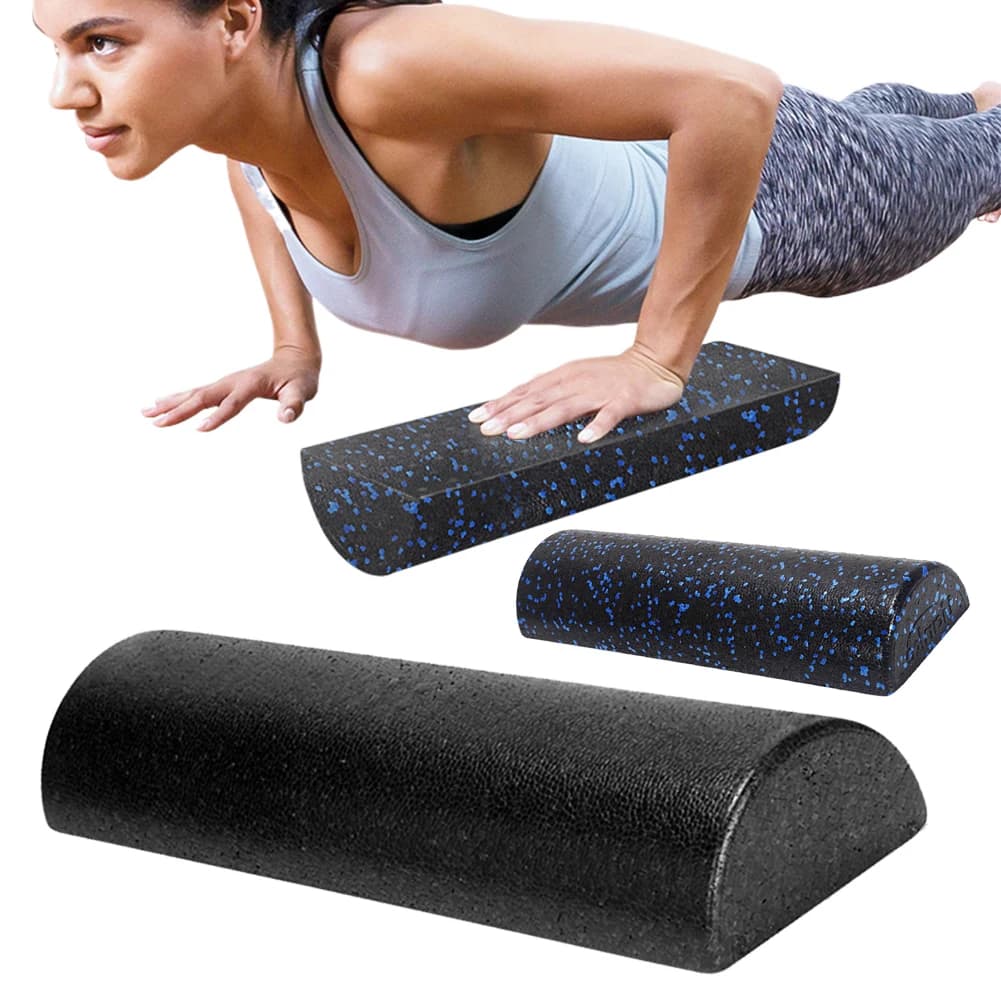 Rullo da Massaggio Yoga Semicircolare in EPP, Blocco per Allenamento dell'Equilibrio, Rullo in Schiuma per Massaggi, per Esercizi a Casa e in Palestra