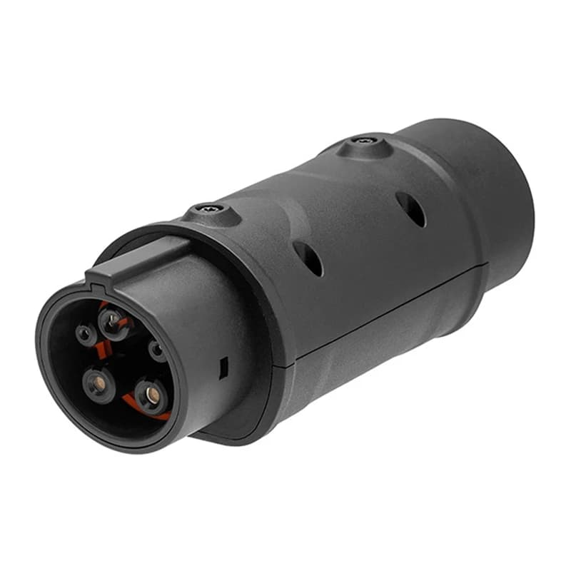 Adattatore SAE IEC 62196 da 2 a J1772 Tipo 1 Auto elettriche Ricarica caricatore per veicoli EV Stazione di ricarica con connettore su un lato 32A