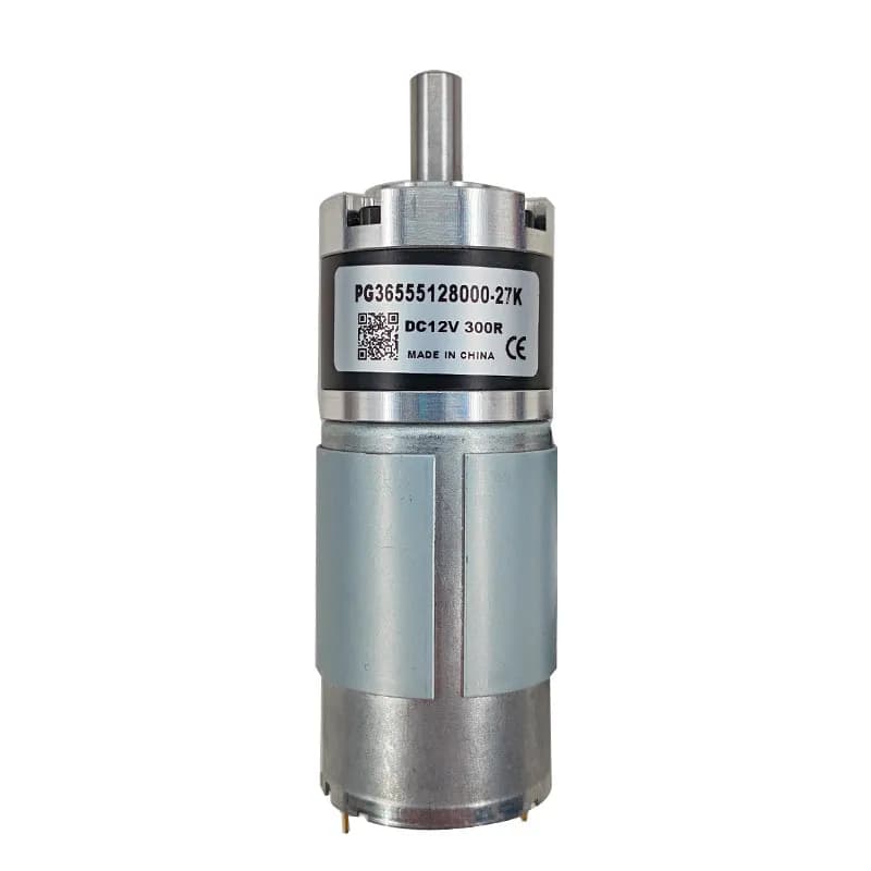 PG36-RS555 12V24V Motoriduttore DC a basso rumore 555 coppia ultraelevata 36mm Diametro albero spazzolato 8mm Motoriduttore