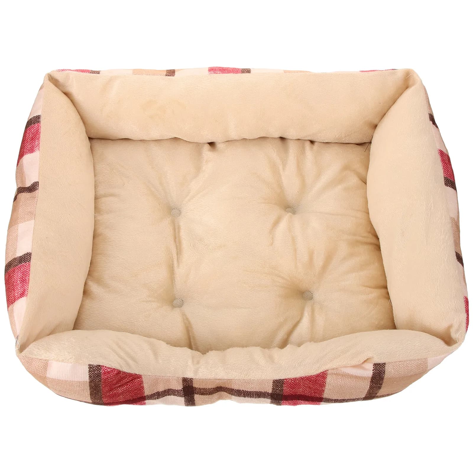 Cuccia per Cani e Gatti Stile Natalizio, Letto Caldo in Cotone, Rifugio Confortevole per Animali Domestici, Cuccia per Cani Piccoli, Nido Caldo per Gatti