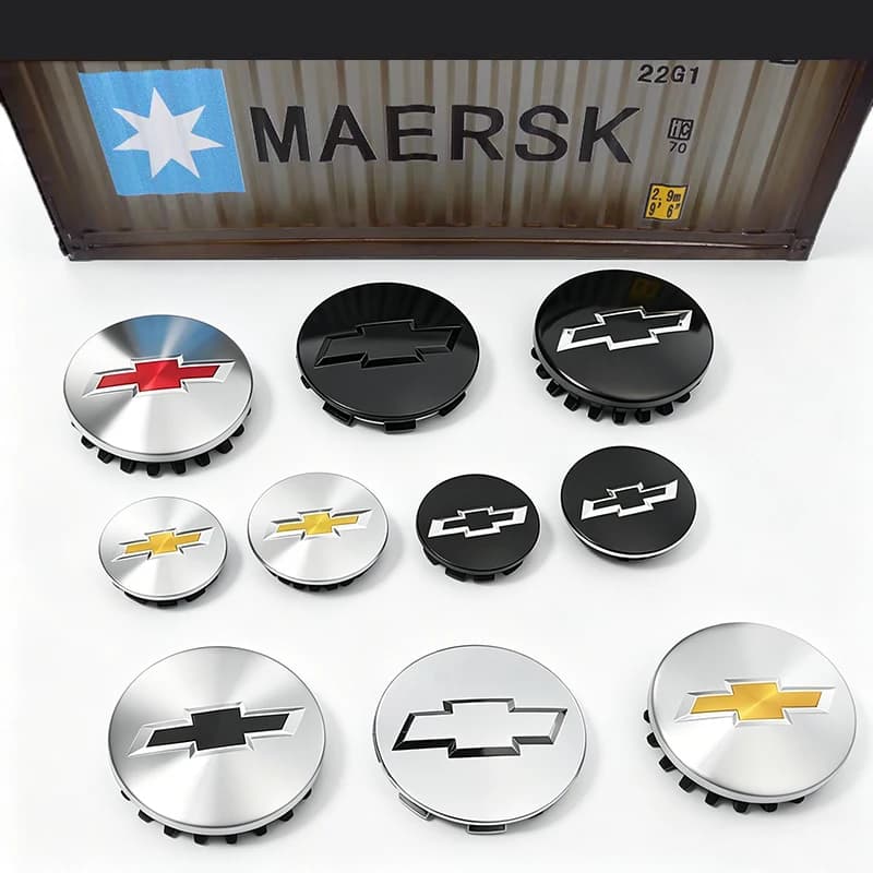 4pcs 52mm 58mm 82mm Car Wheel Rims Center Hub Caps Cover For Chevrolet Cruze Sonic Silverado Camaro Captiva Equinox Trailblazer