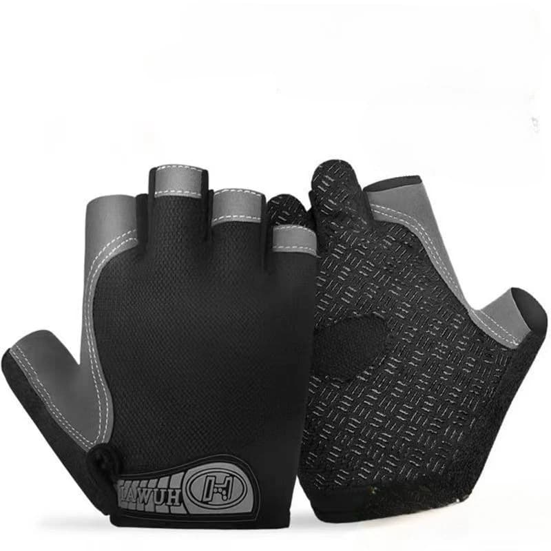 Unisex sports half finger gloves for outdoor cycling and mountaineering Breathable and shock-absorbing fitness gloves