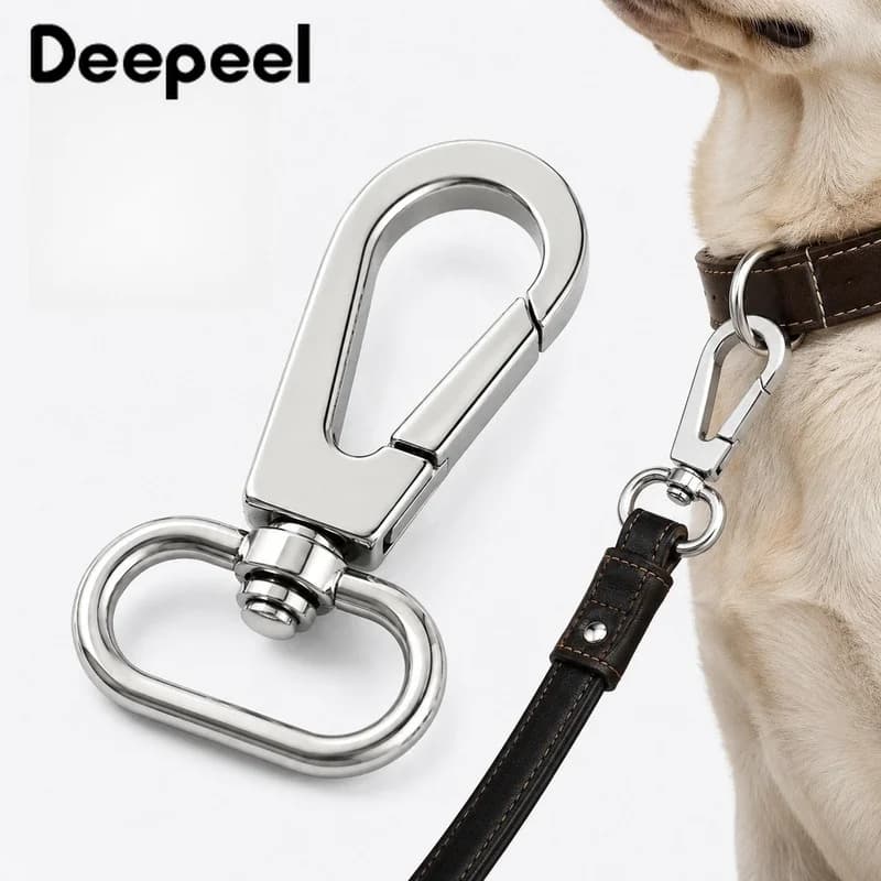 1Pc/2Pcs/5Pcs 33-46mm Stainless Steel Swivel Lobster Clasp for Handbag Crossbody Strap Pet Leash Leather Webbing Repair Bag Hook