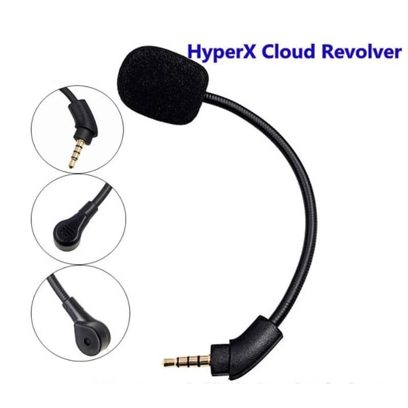 1PC new mini microphone for HyperX Cloud RevolverS gaming headphones replacement auxiliary microphone game accessories
