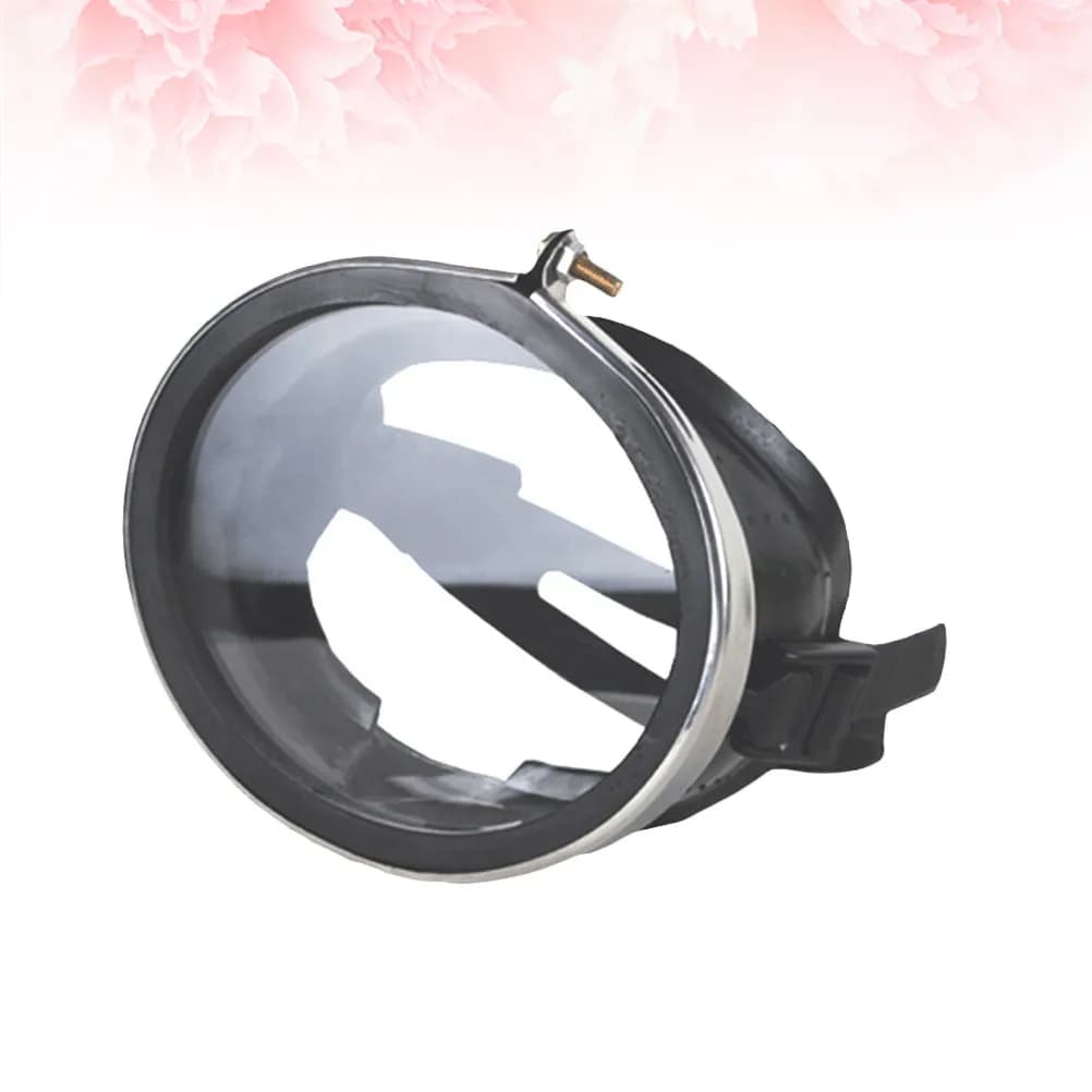 1Pcs Hd Glass Swim Goggle Diving Mask with Stainless Steel Frame Anti-Fog Anti-Leak Comfort Fit for Swimming Diving