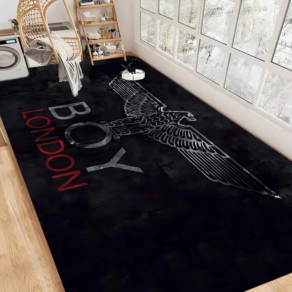 Classic Carpet with B-Boy L-London logo, Nordic style, per bedroom, living room, balcony, non-slip, Alfombra
