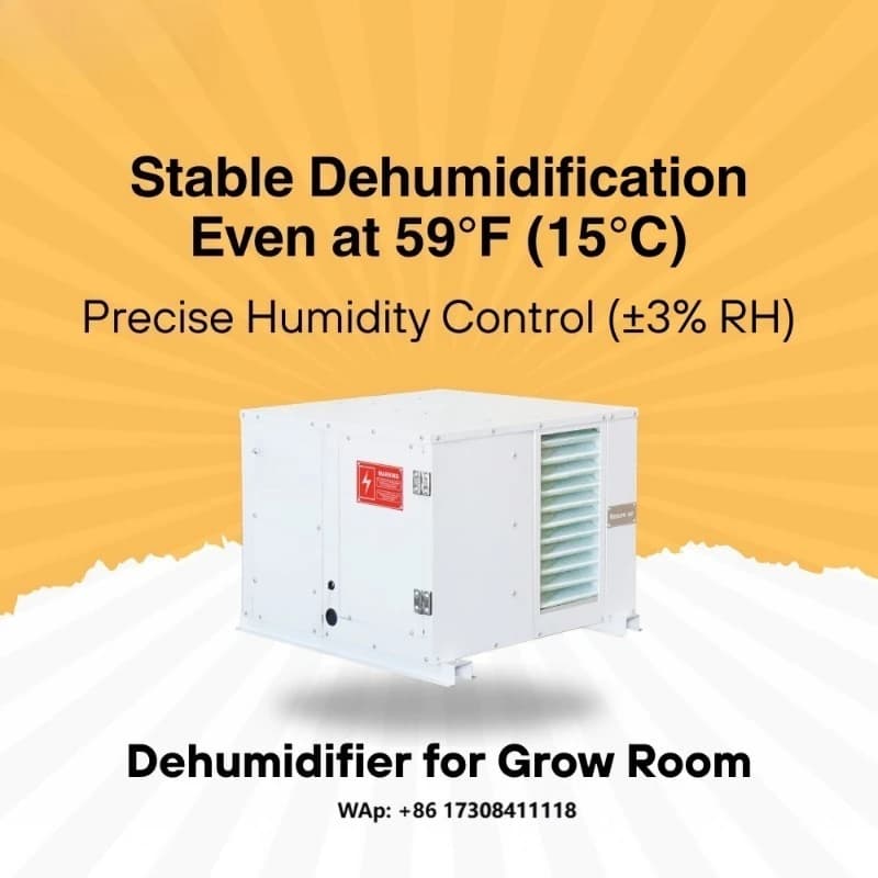 ETL CE 355L/Day 750 Pint Commercial Grow Room Dehumidifier - Industrial Greenhouse Ceiling/Ducted, WiFi App Control