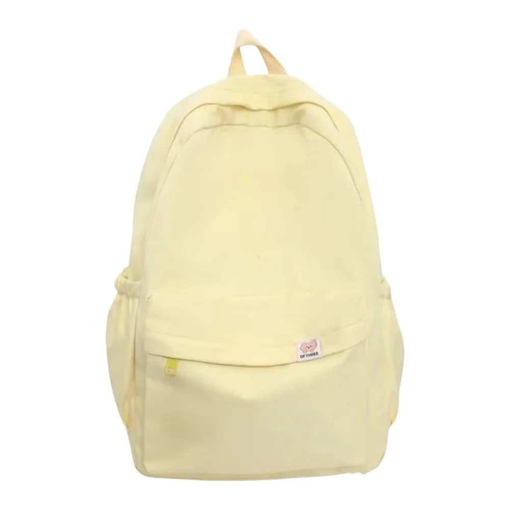 Fashion Solid Color Women Backpack Nylon Lightweight Travel Backpack Waterproof Adjustable Female Backpack For Teenage Girls