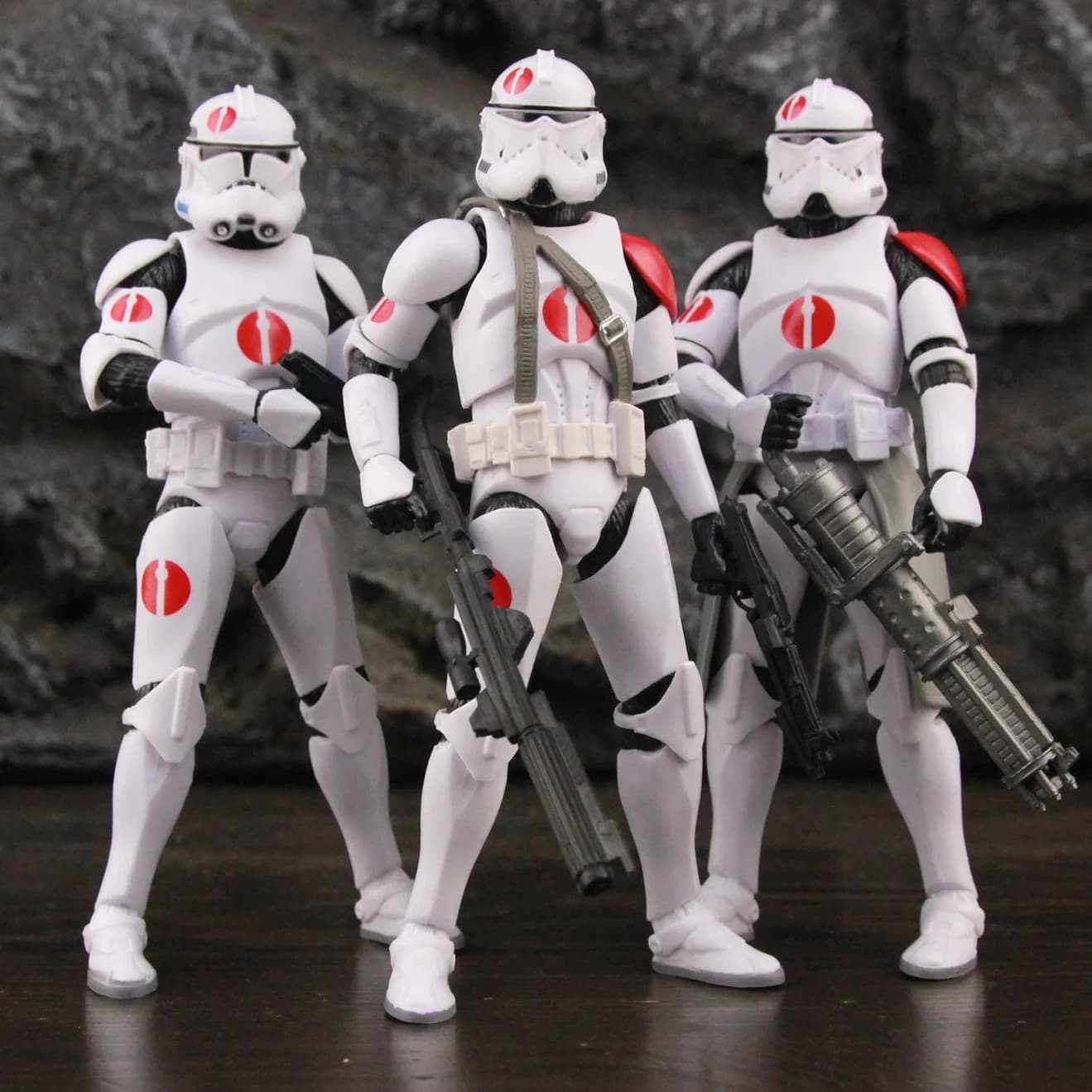 New Body - Star Wars 91st Mobile Recognition Corps Commander Neyo Tenente Baller Recon Trooper 6 "Action Figure Clone Toys