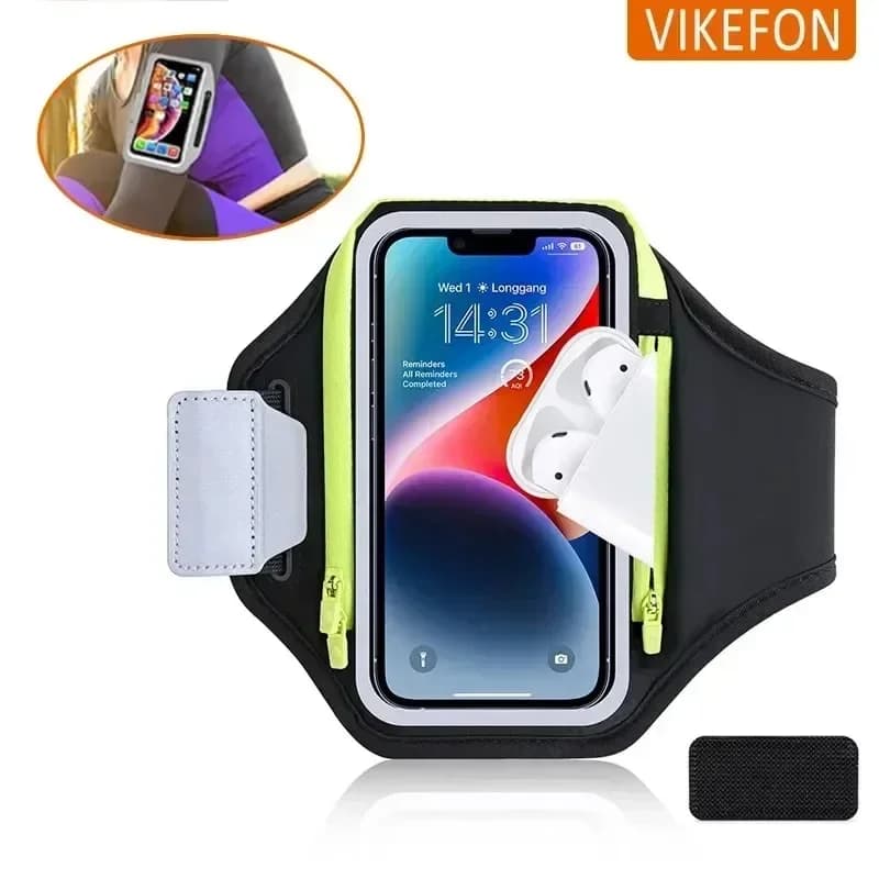Running Arm Bag for Outdoor Fitness Cell Phone Case for IPhone 14 Pro Max Samsung Xiaomi Racing Accessories