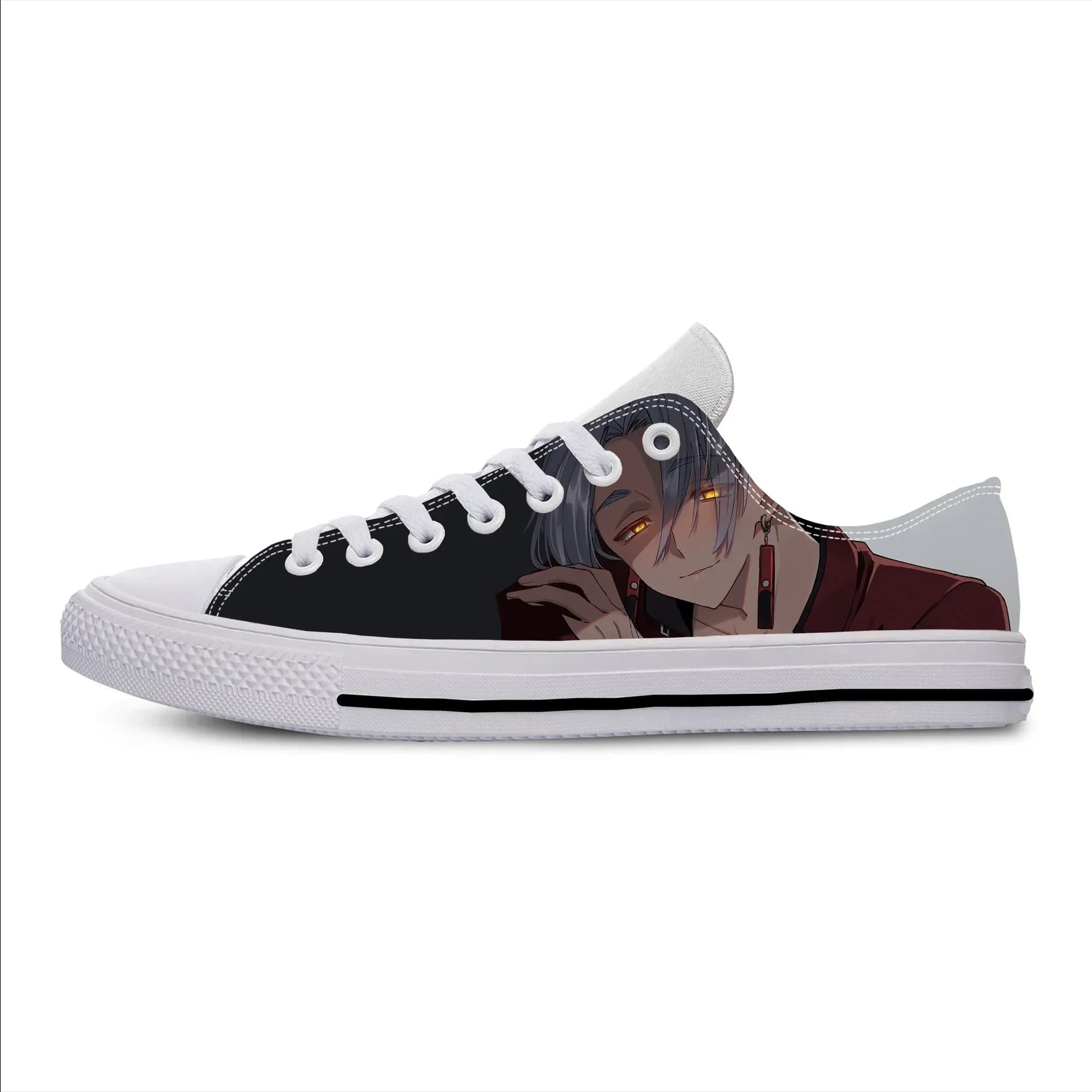 Japanese Anime Tokyo Revengers Kurokawa Izana Cool Casual Shoes Low Top Breathable Board Shoes Lightweight Men Women Sneakers