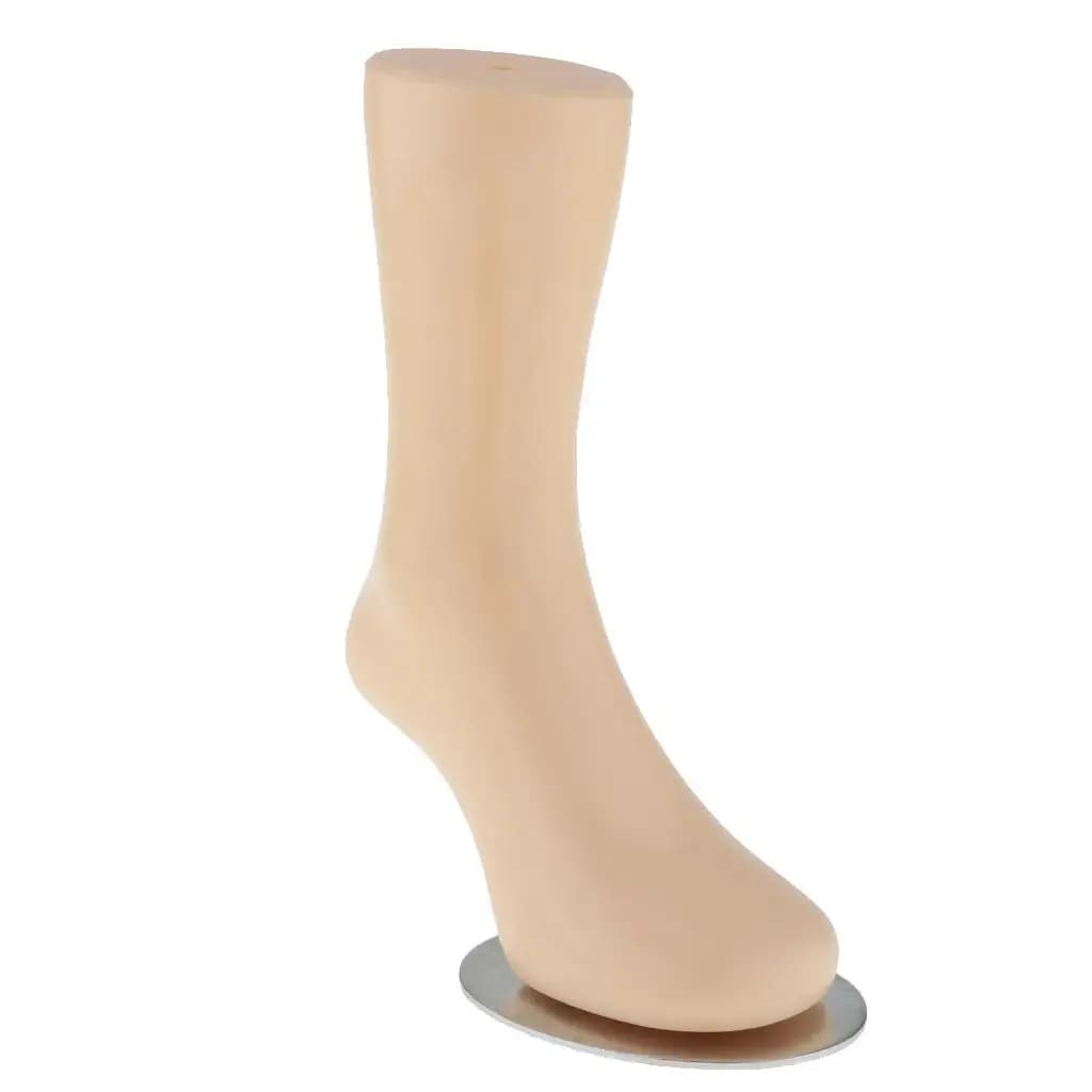 Exhibitor for Foot Socks in Silicone, Realistic Piede Model, Jewellery Door for Shoes Shops and Home
