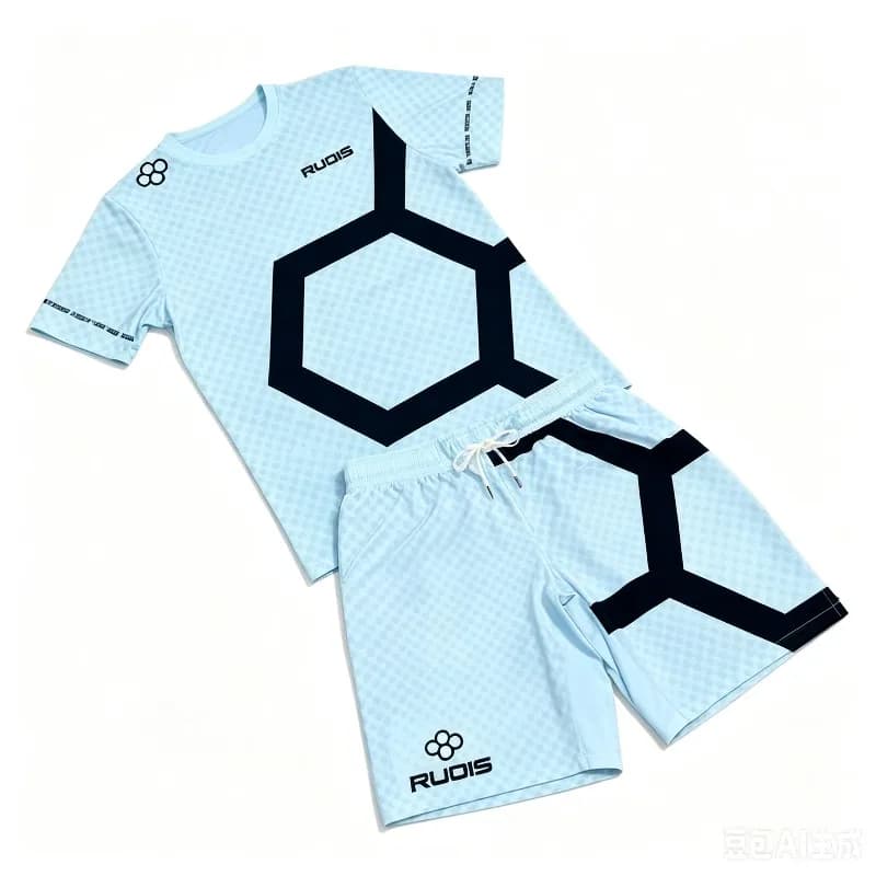 MOTO 2026 Summer Men's Quick-Drying Casual Sports T-Shirt Breathable Comfortable Adult & Children's Short-Sleeved Training Set