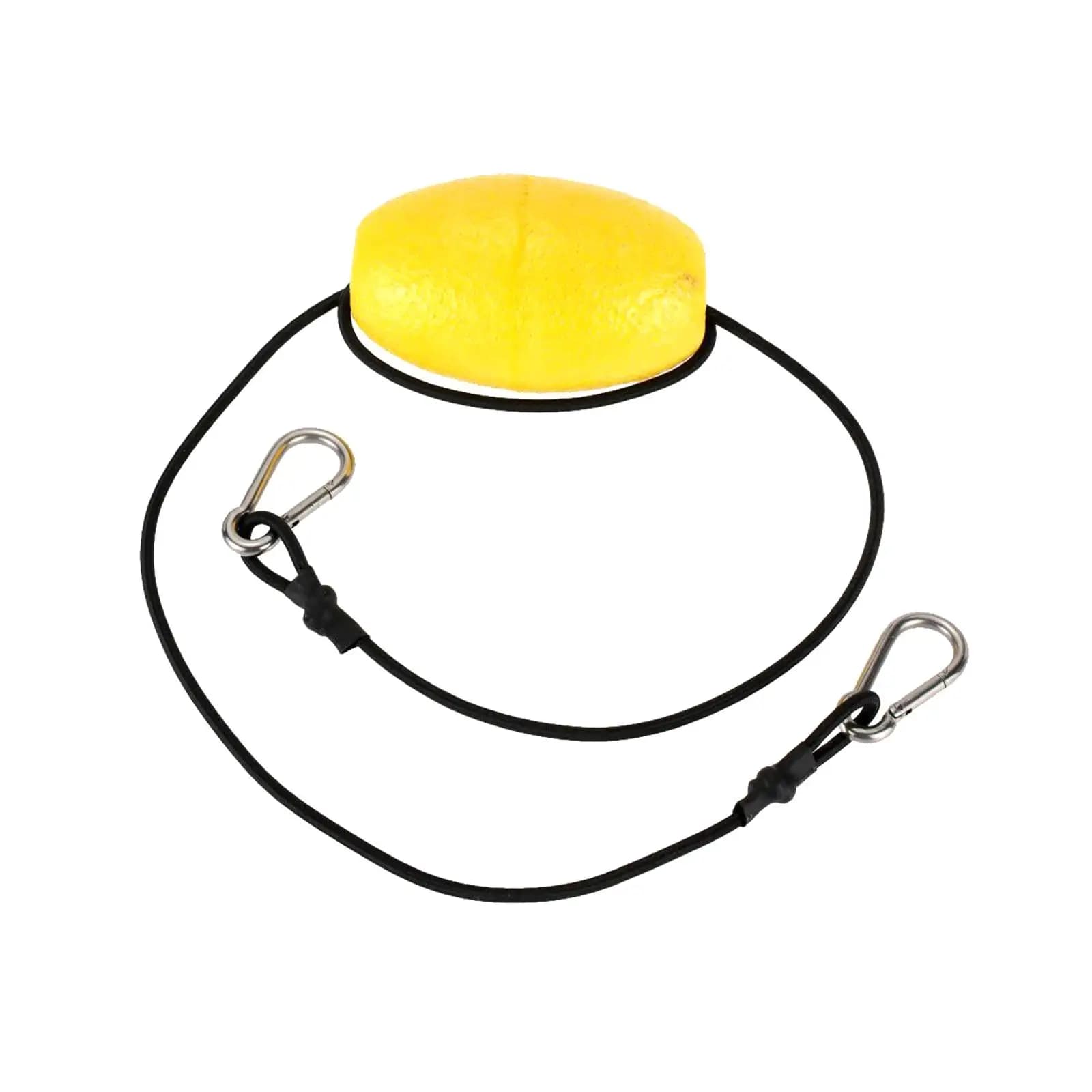 Boa di ancoraggio per linea di lancio di traino per kayak con fibbie Boa galleggiante Corda galleggiante elastica per accessori per canoa a vela per barca