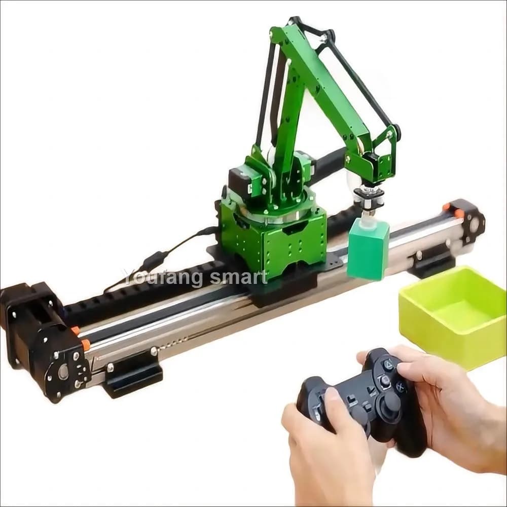 5 axis robot arm with suction guides RC robotic manipulator for Arduino and DIY kit robot programmable AI Python ESP32