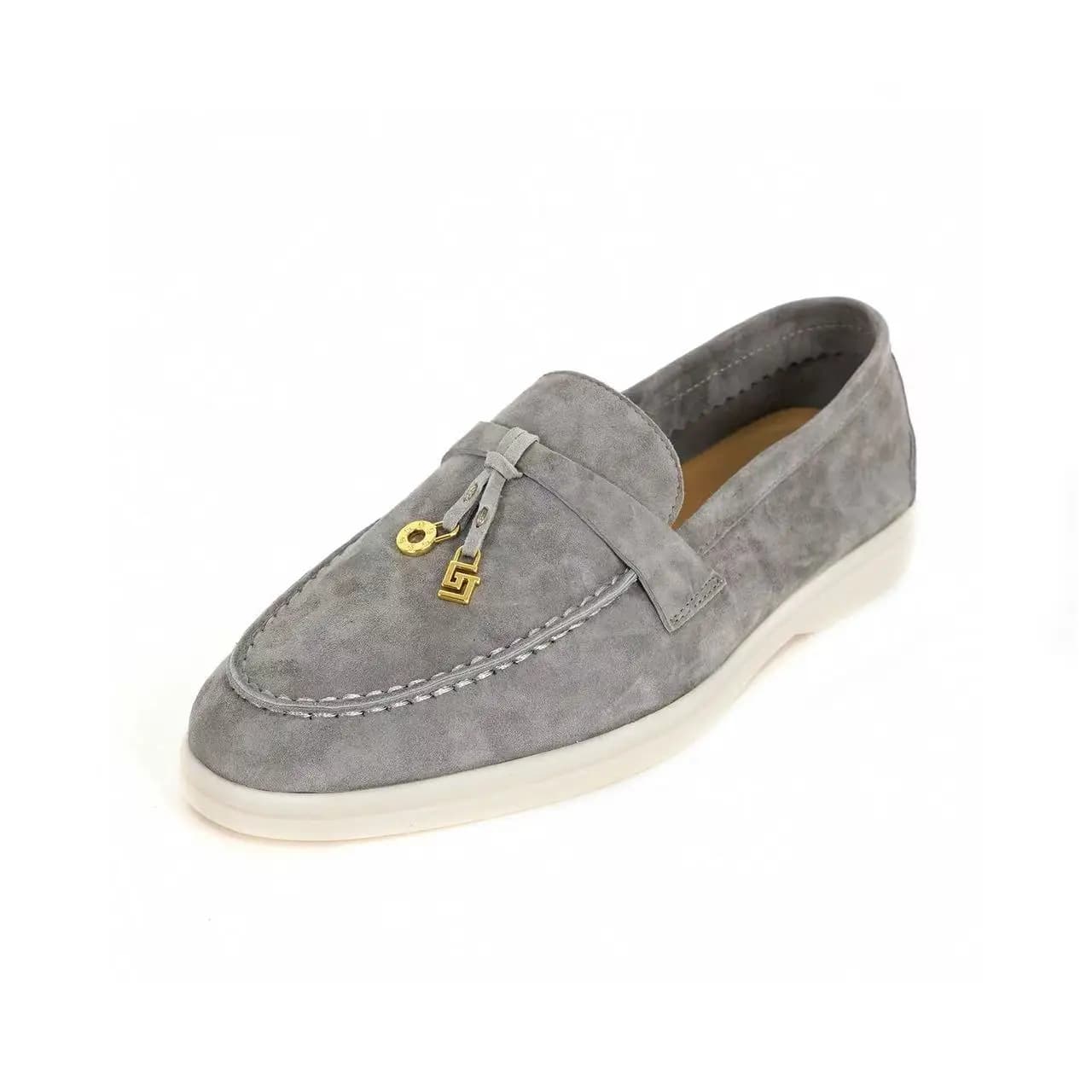 Lefu men's shoes in real leather with a foot in vibrating fur 2025 new casual shoes in autumn breathable women's leather