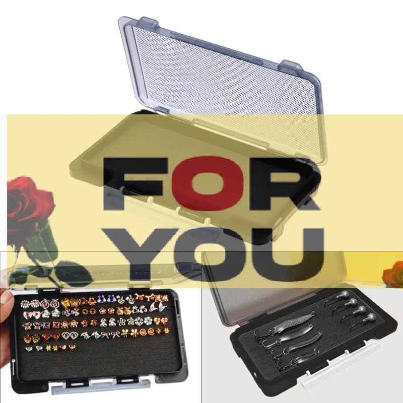 Nuova Scatola Portatile in Plastica per Esche, Spugne, Jig Head, Ganci e Attrezzi da Pesca alla Carpa - Organizzatore per Anelli e Accessori