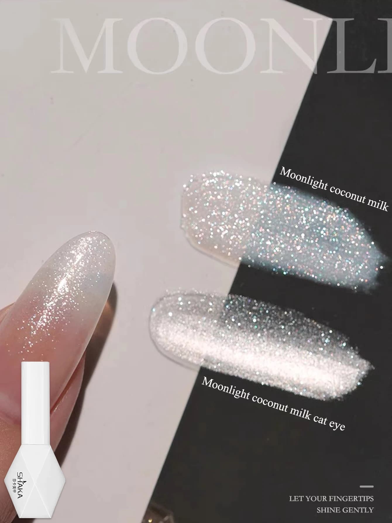 1-21 pz WS stile giapponese scintillante smalto gel bianco fine scintillante rosa glitter cat eye gel per unghie nail art casa fai da te