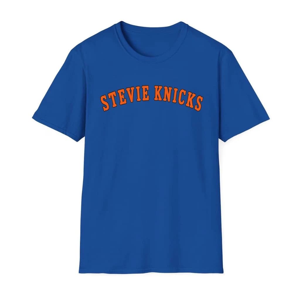 Taylor Same Style STEVIE KNICKS Shirt 2026 Summer New Unisex 100%cotton Fashion Tshirt Men's Knicks Streetwear Basketball Tshirt