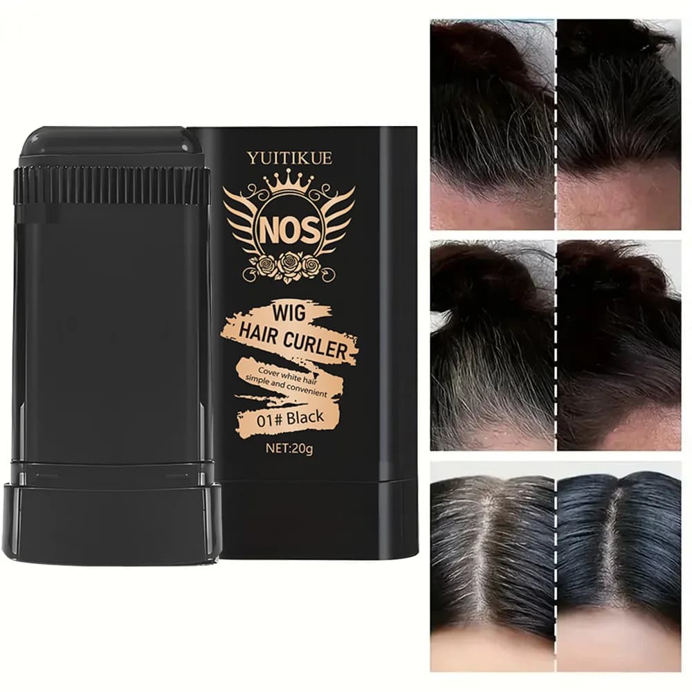 Spazzola per tinture per capelli bianchi: pettine nero 2 in 1 e applicatore per tinture per capelli, previene la tintura del cuoio capelluto, portatile e facile da usare
