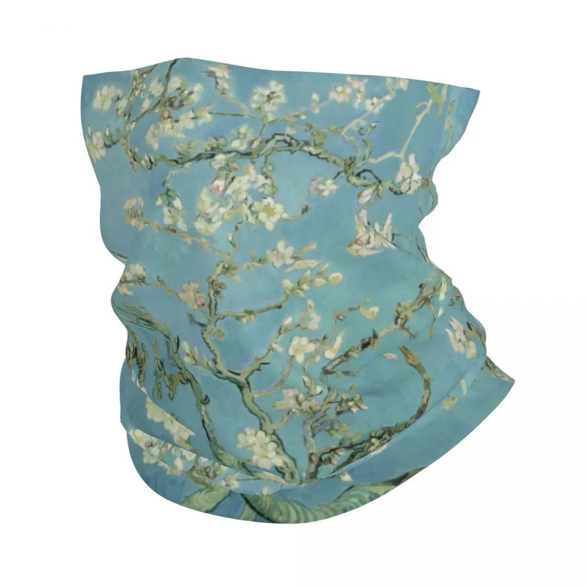 Almond Blossoms By Vincent Van Gogh Winter Headband Neck Warmer Ski Cycling Tube Scarf Flowers Painting Face Bandana Gaiter