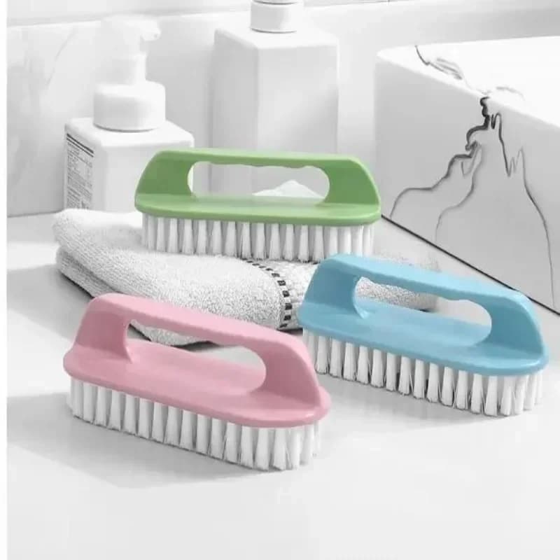 1Pc Hand-Held Hard Bristle Cleaning Brush Multi-Purpose Laundry Shoe Washing Scrub Tool for Home