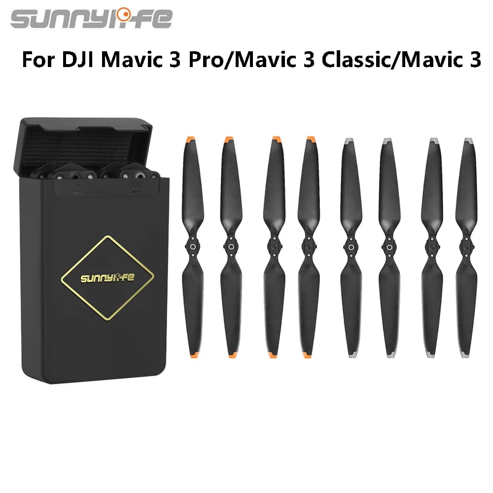 Sunnylife Elica per DJI Mavic 3 Pro/Mavic 3 Classic Lama pieghevole a sgancio rapido Parti di ricambio per ala a vite leggera