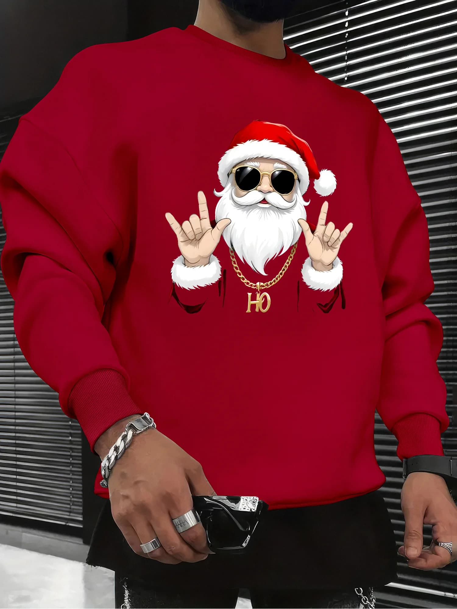 2026 Autumn-Winter Christmas Men's Hoodie with 3D Print - Comfortable Soft Casual Fashionable Outdoor Streetwear for Men