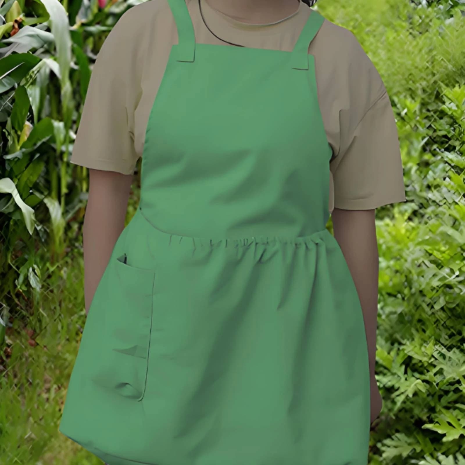 Harvesting Apron Cotton Canvas Fruit Picking Apron Gathering Bag Large Front Pouch Fruit Picking Bag Shoulder Straps for Orchard