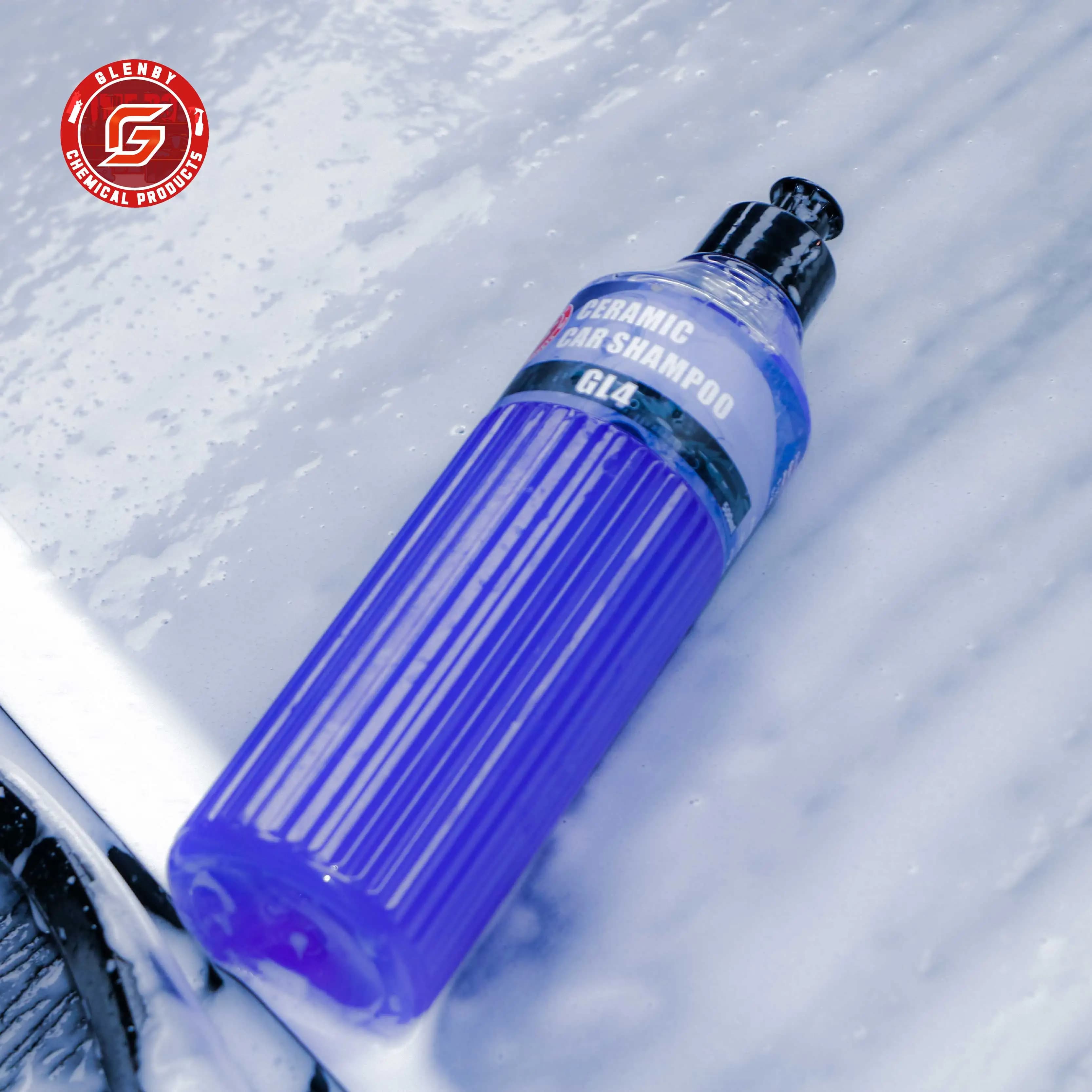 Glensy 500ml Crystal Car Wash e cera rivestimento ceramico automatico e Shampoo per autolavaggio protezione della vernice per i dettagli dell'auto