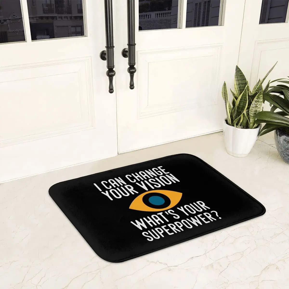 Eye Doctor Optometria Optometrist Zerbino Lavabile Tappeto Cucina Ingresso Tappetino per la casa Tappetino per il bagno Tappetini