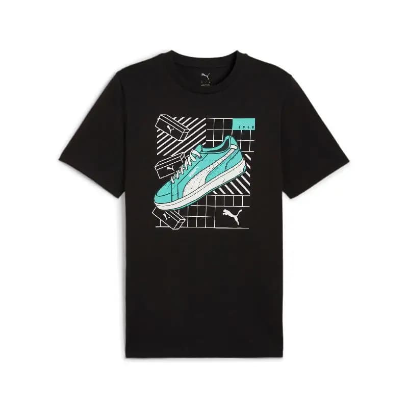 Puma Men's Running and Cycling Mesh, Basketball Sports Clothing, Casual Fashion, Fitness, Short Sleeves 634202- 01