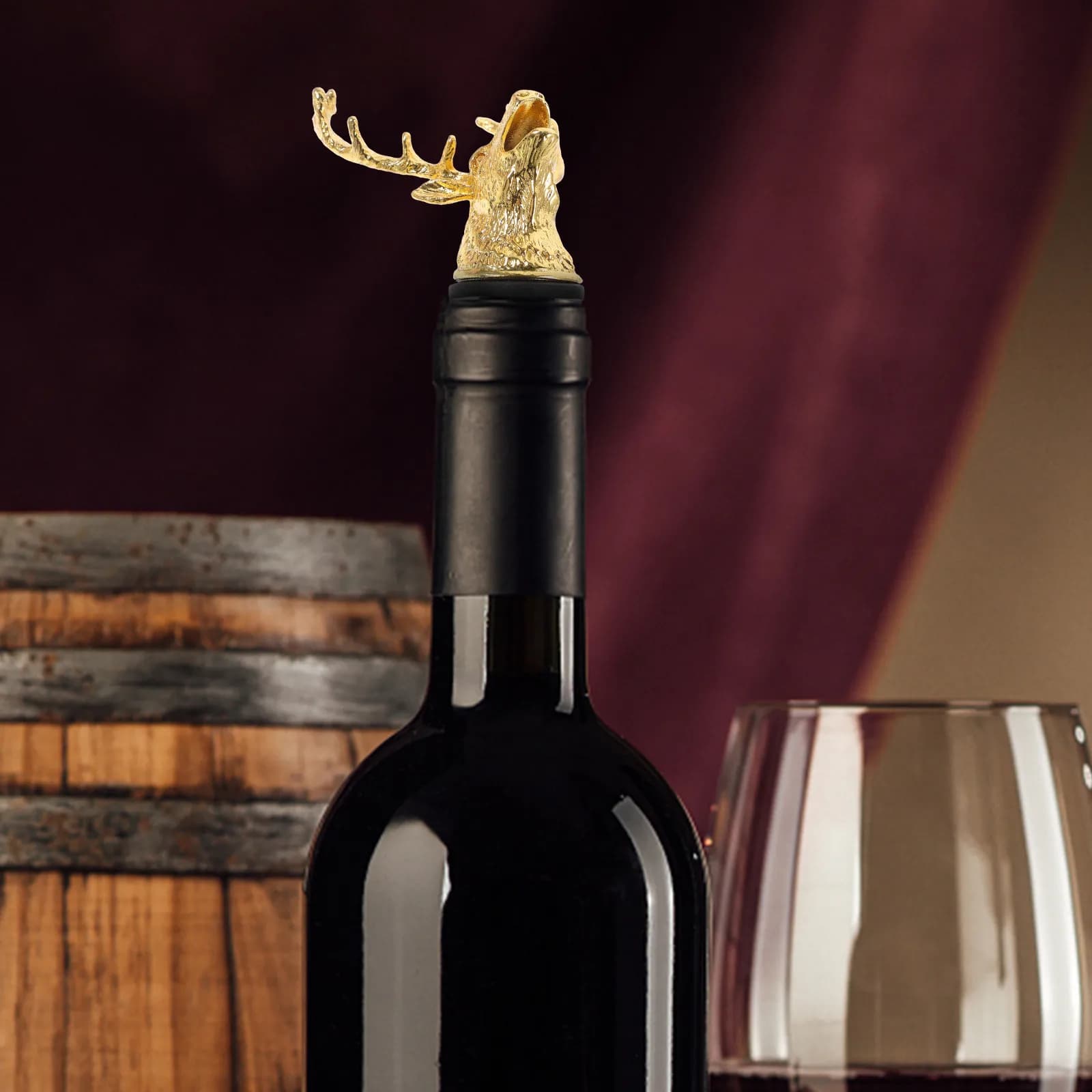 Versatore di Vino con Tappo dal Design Unico, Aeratore per Bottiglia per un'Atmosfera Divertente, Accessorio Essenziale per Bar
