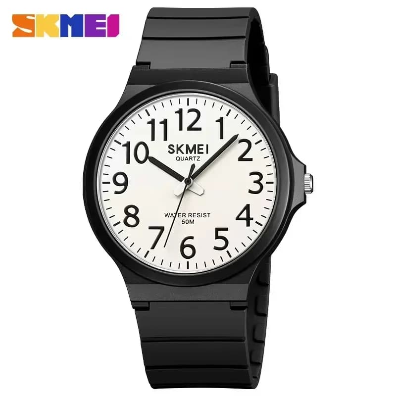 Skmei 2108 Mens Quartz Wrist Watch New Simple TPU Strap 3Bar Waterproof Watch for Men Reloj Hombre Wrist Watch for Fashion Men