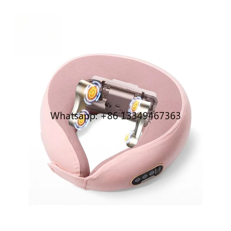 Wholesales New Type Electric U Shape Pillow Massager Travel Massage Neck Pillow with Memory Foam for Home Car Office Use