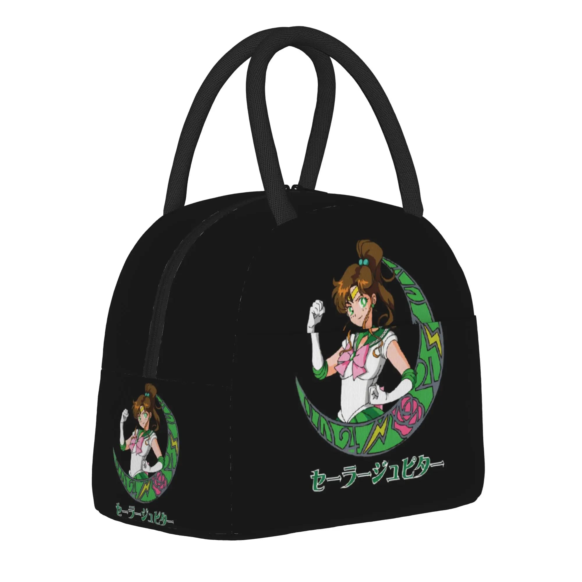 Borsa termica per il pranzo Sailor Moon, per uomini e donne, contenitore per alimenti, scatole termiche riutilizzabili per la scuola e l'ufficio