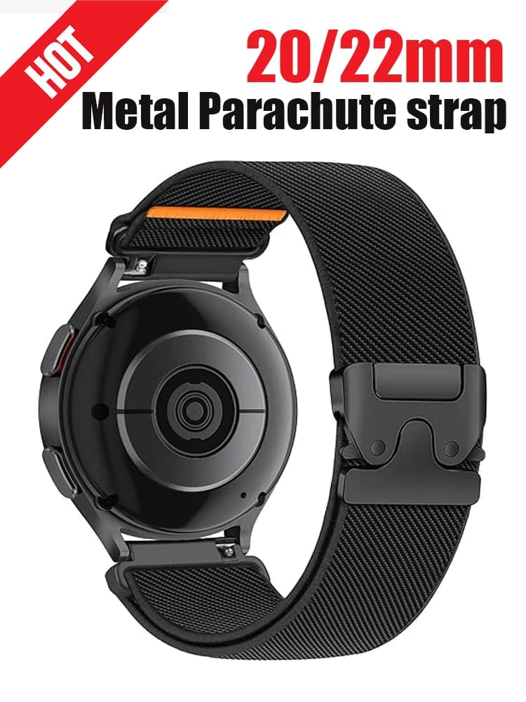 20mm 22mm bracelet for Samsung Galaxy Watch 6 Classic/7/FE/5/pro/4/Gear s3 Parachute Sports Bracelet Kit Huawei GT 2e 3 4 5 Band
