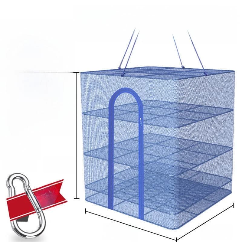 New Model Bug-Proof Drying Basket Single Layer Clothesline Food Drying Net Screen Sunscreen Storage Organizer by Rongqi